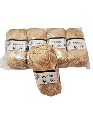 Tresfere Cotone per Maglieria Fiocco - Colore Crema (250g)
