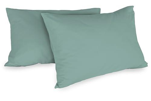Zer0bed, Coppia di Federe in Cotone 52x80 CM, Cloud