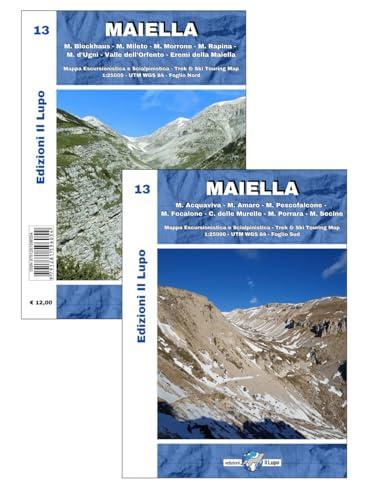 Carta Maiella. Mappa Escursionistica e Scialpinistica