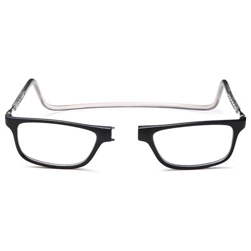 NEW VISION Occhiali da Lettura Magnetici NV2904 Nero +2.0