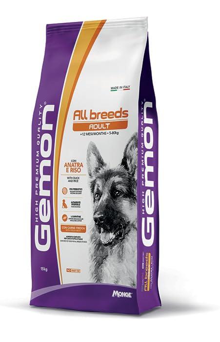Monge GEMON All Breeds Adult Anatra e Riso - 15 Kg