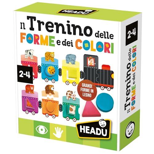 HEADU - Trenino delle Forme e dei Colori - Gioco Educativo Made in Italy