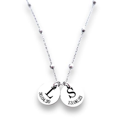 Collana Personalizzata Con Nome In Acciaio Inossidabile - Donna - Scegli Colore E Lunghezza (Oro, Oro Rosa, Argento)