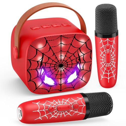 Braxel Karaoke Spider per Bambini con 2 Microfoni Wireless - Regalo Perfetto 3-12 Anni