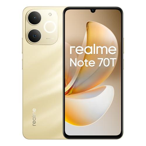 Realme Note 70T Oro 4GB+64GB - Smartphone con Batteria 6000mAh e Display 90Hz