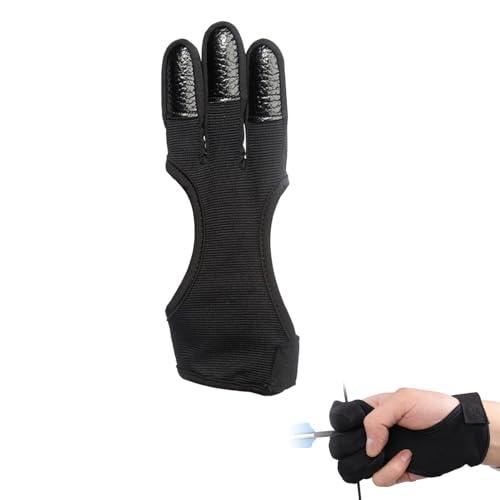 Tokaneit Guanti Protettivi Traspiranti a Tre Dita per Tiro con L'arco