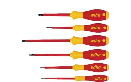 Wiha Set Cacciaviti SoftFinish® Electric, Taglio e Phillips, 6 pezzi