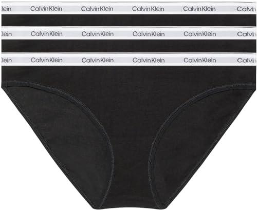 Calvin Klein 3 Pack Bikini (Low-rise) 000QD5207E - Set di 3 Slip Bikini da Donna