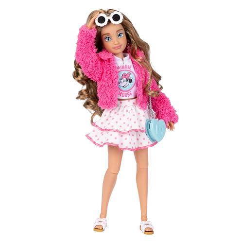 Disney ILY 4Ever Bambola Minnie con licenza ufficiale Disney da Jakks Pacific, con 13 Punti di Articolazione, 2 Outfit Completi e Accessori, Anello Scintillante Incluso, Ideale per bambine 4-6 Anni