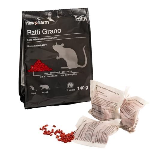 Newpharm Ratti Grano - Veleno Professionale per Topi e Ratti