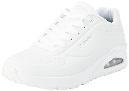 Skechers Uno Stand On Air, Sneaker Uomo, White Durabuck Mesh