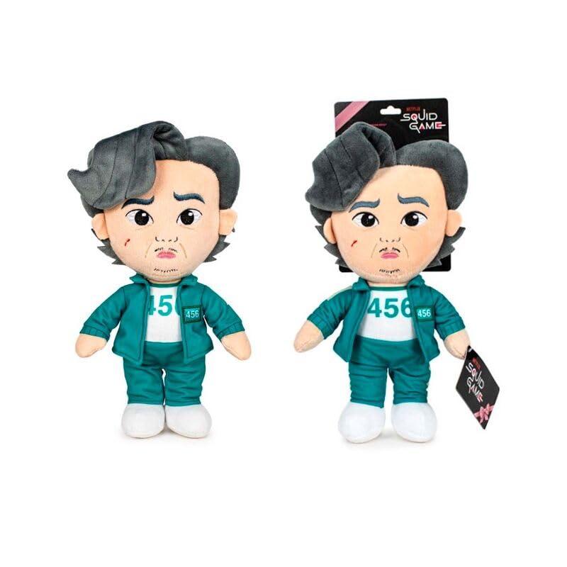 Peluche del gioco del calamaro Gi-Hum 28 cm con carta di supporto