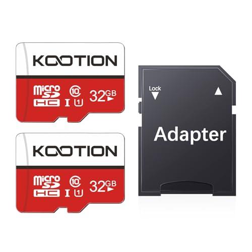 KOOTION Scheda di Memoria MicroSDHC 32GB Classe 10 UHS-I (U1)