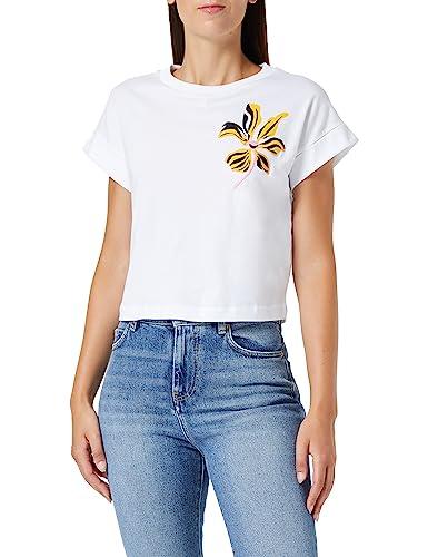 United Colors of Benetton T-shirt 3EERD105Z Donna Bianco