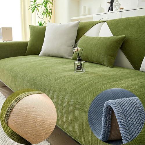 Funnyfuzzy Copridivano in Ciniglia a Spina di Pesce Grigio 110x160 cm