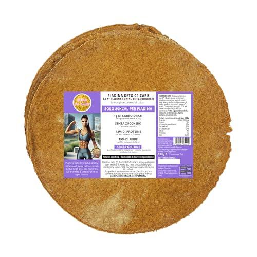 KETO 01 CARB - Piadina Keto Artigianale Low Carb e Senza Glutine