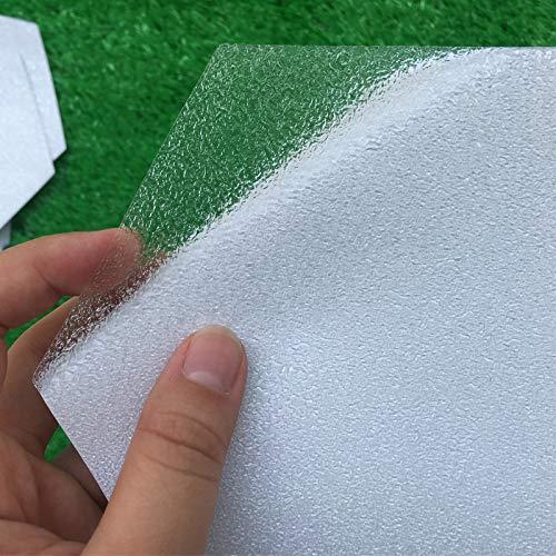 AQUBONA Pad di Trazione Esagonale Trasparente per Tavola da Surf - Bianco