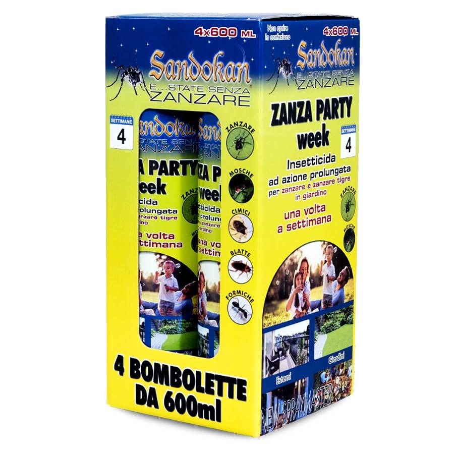 Insetticida Zanzare Spray, 4x600ml - Protezione Totale per l'Estate