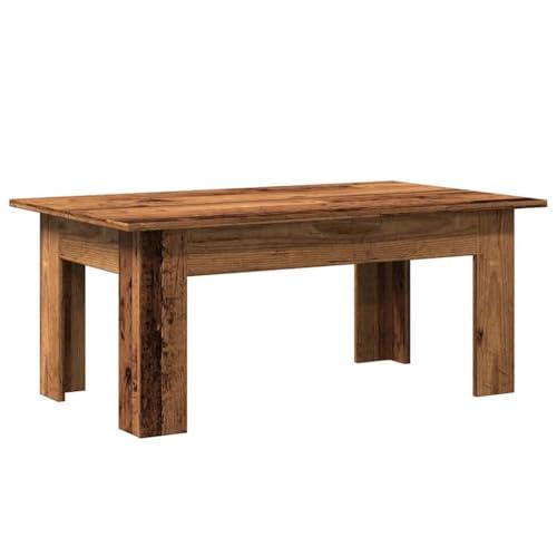 vidaXL Tavolino da Salotto in Legno Multistrato Stile Antico - 100x60x42 cm