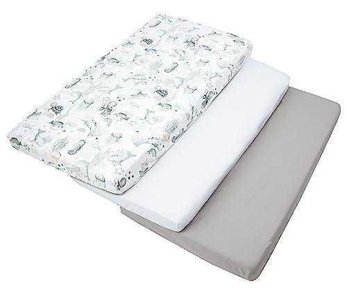 Set di 3 Lenzuola con Angoli per Lettino 60x120 cm - Medi Partners