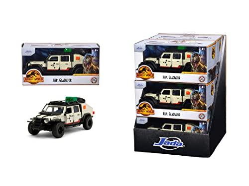 Jada - Jeep Gladiator Jurassic Park, 253202023, +8 anni, in scala 1:32, die-cast, licenza ufficiale