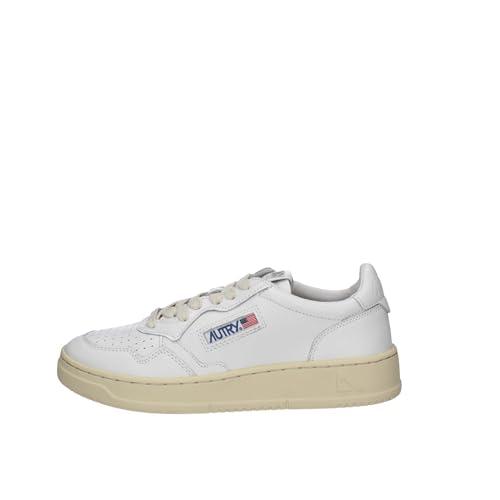 Autry Sneakers Medalist Low in Pelle Bianca AULM LL15
