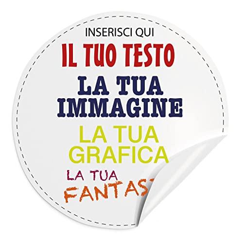 Adesivi Personalizzati 100% Made in Italy - Crea le tue etichette uniche con logo, foto e testo