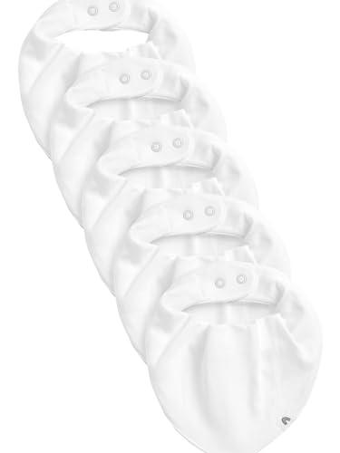 NEXT Confezione da 5 bavaglini in cotone per neonati - Bianco