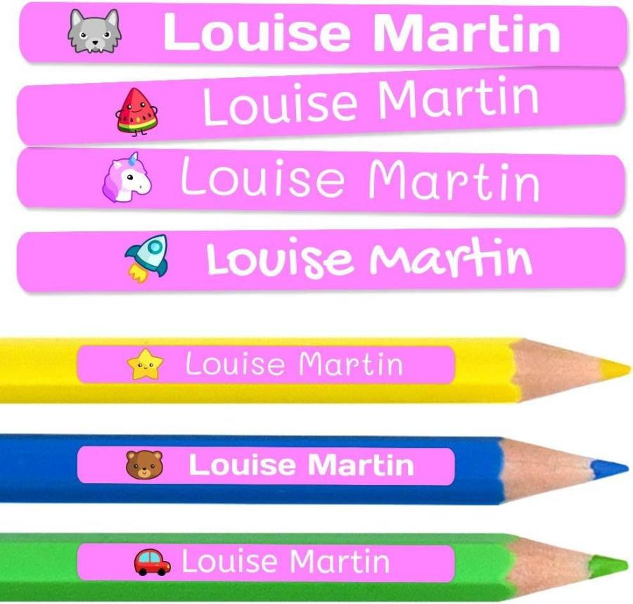 100 Etichette Adesive Personalizzate per Scuola