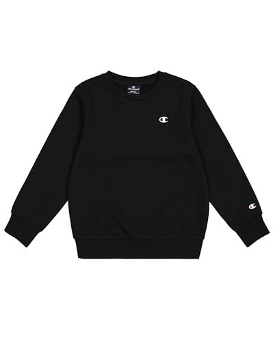Champion Legacy Basics Felpa Ultraleggera Powerblend Fleece Girocollo - Nero - Bambino 7-8 Anni