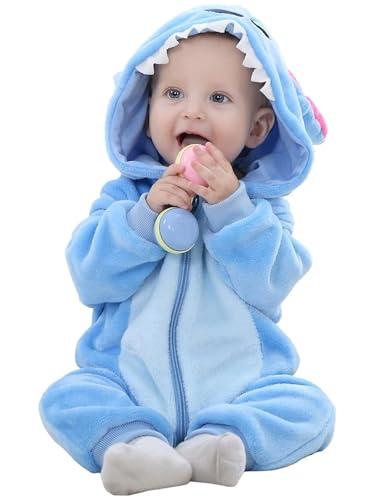 Pagliaccetto Invernale Unisex da Bambino: Coniglio, Tigre e Cosplay Animale in Flanella per Halloween