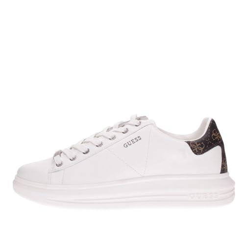 GUESS Vibo CARRYOVER Sneaker Uomo Bianco Marrone