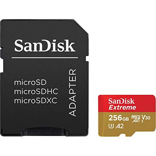 SanDisk Extreme 256GB MicroSDXC UHS-I U3 V30 A2