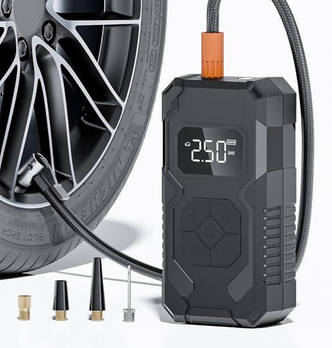 Compressore Aria Portatile Senza Fili 150PSI con Batteria 15000mAh