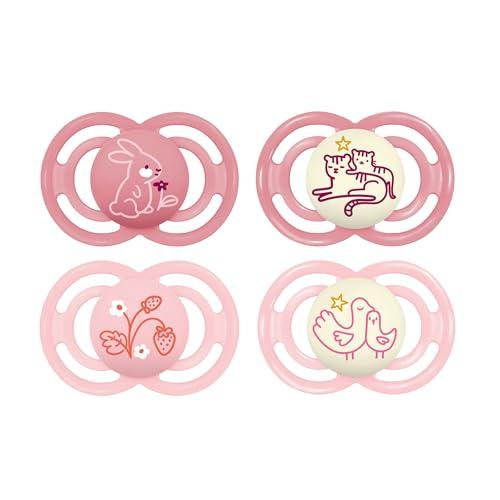 MAM Perfect Day & Night - Set di 4 Ciucci Luminescenti 6-16m