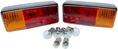 G.L.D. Forniture Kit Fanali Posteriori per Trattori, Carrelli e Rimorchi