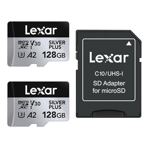 Lexar Silver Plus 128GB Scheda Micro SD (2 Pack)