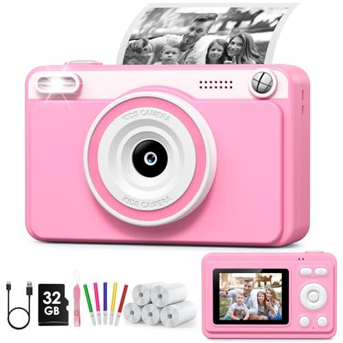 Macchina Fotografica Istantanea per Bambini con Stampa Termica e Schermo 2.4
