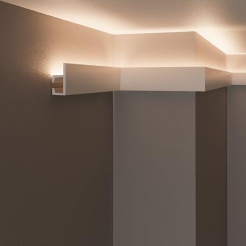 Cornice veletta per LED a soffitto/parete KH903 - 2 metri