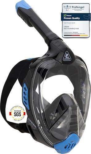 CRESSI Bali Full Face Mask Black/Blue S/M