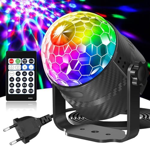 Gobikey Luci Discoteca LED RGBP con Controllo Musicale e Telecomando