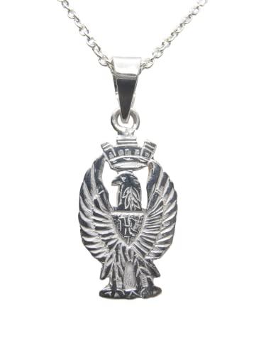 Ciondolo e Catenina Polizia di Stato in Argento 925 - Aquila Simbolo