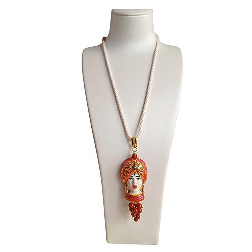 Collana Corda e Moro: Arte e Tradizione Siciliana al Tuo Collo