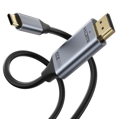 Cavo USB-C a HDMI Amzpas 4K@60Hz, 2 Metri - Trasmissione Video UHD per Dispositivi USB-C