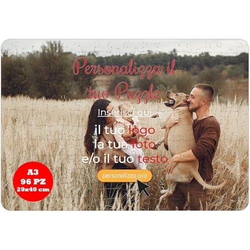 Puzzle Personalizzato con Foto e Testo - AL Production (96 pezzi, 29x40 cm)