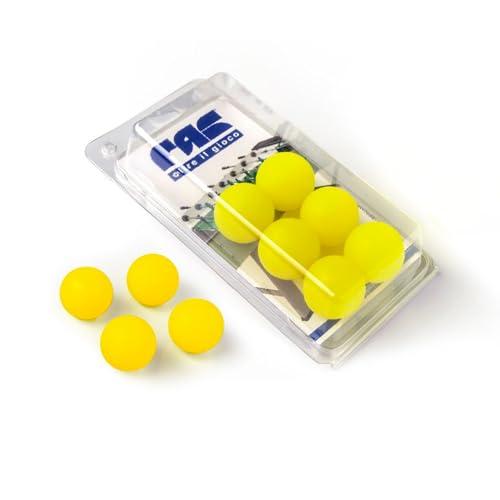 FAS PENDEZZA Blister 10 Palline Calcio Balilla Gialle