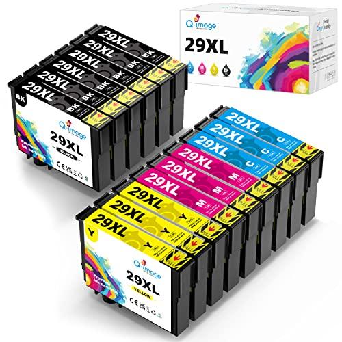 Q-image 29 XL Cartucce d'inchiostro Compatibili per Epson - Set da 15 pezzi