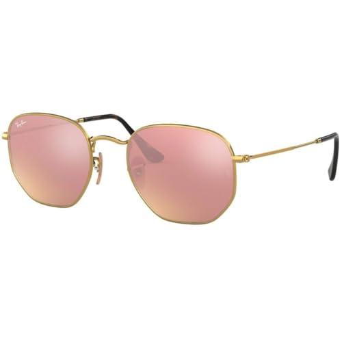 Ray-Ban RB3548N Occhiali da Sole Unisex Oro Lenti Cristallo Verde Classico