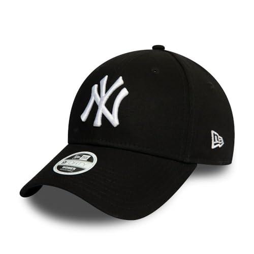 New Era New York Yankees MLB League Essential Nero 9Forty Berretto Regolabile Donna