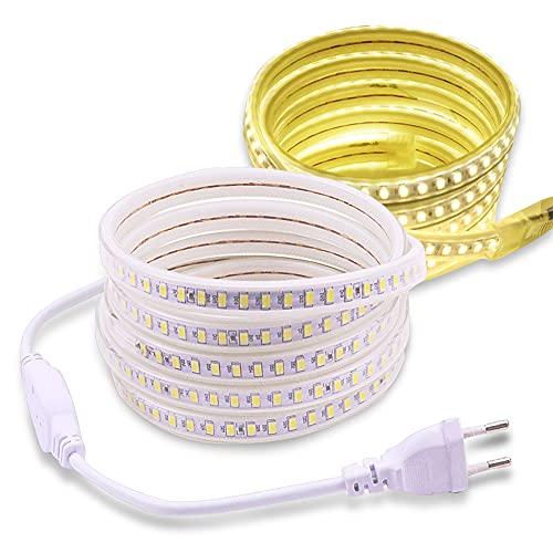 Striscia LED 220V Luce Naturale 3 Metri 4000K